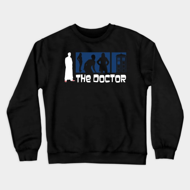 The Doctor Crewneck Sweatshirt by rexraygun